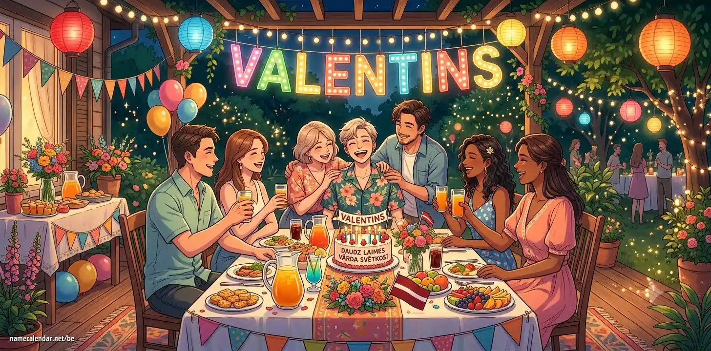 Святкаванне імянін і імянін - Valentins