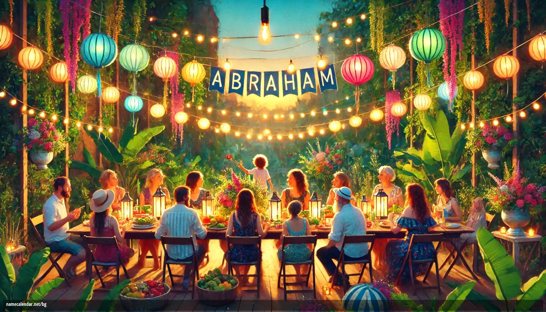 Празнуване на имен ден и име - Ábrahám