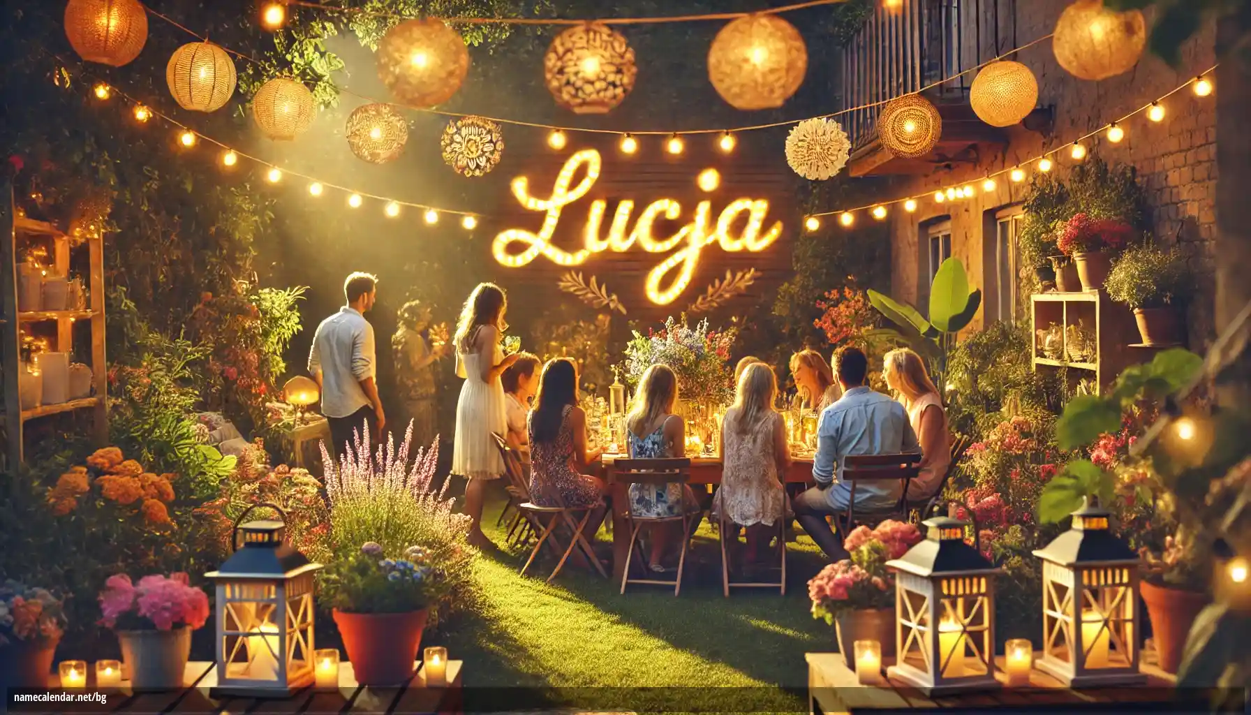 Празнуване на имен ден и име - Łucja