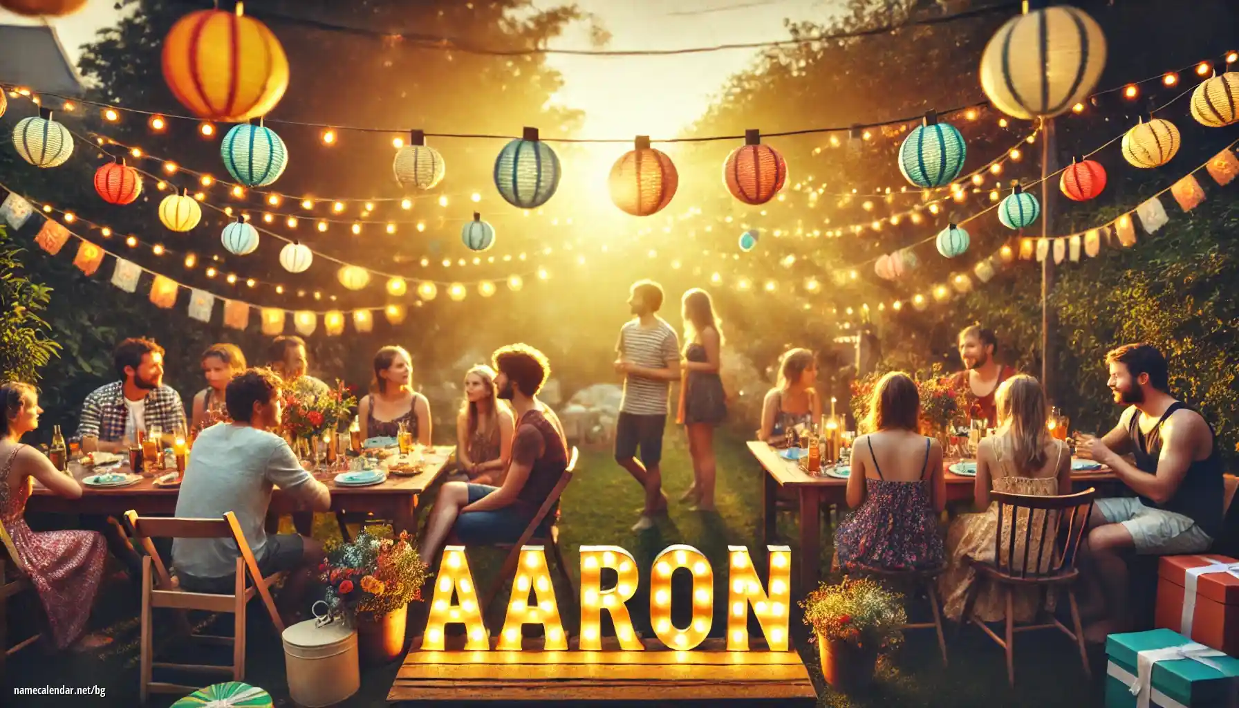 Празнуване на имен ден и име - Aarón