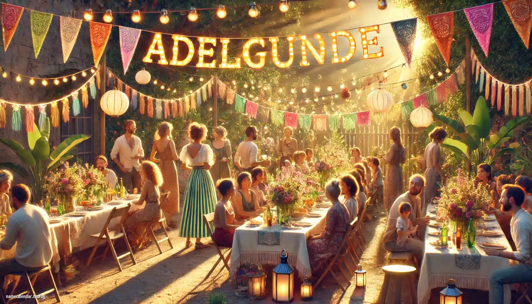 Празнуване на имен ден и име - Adelgunde