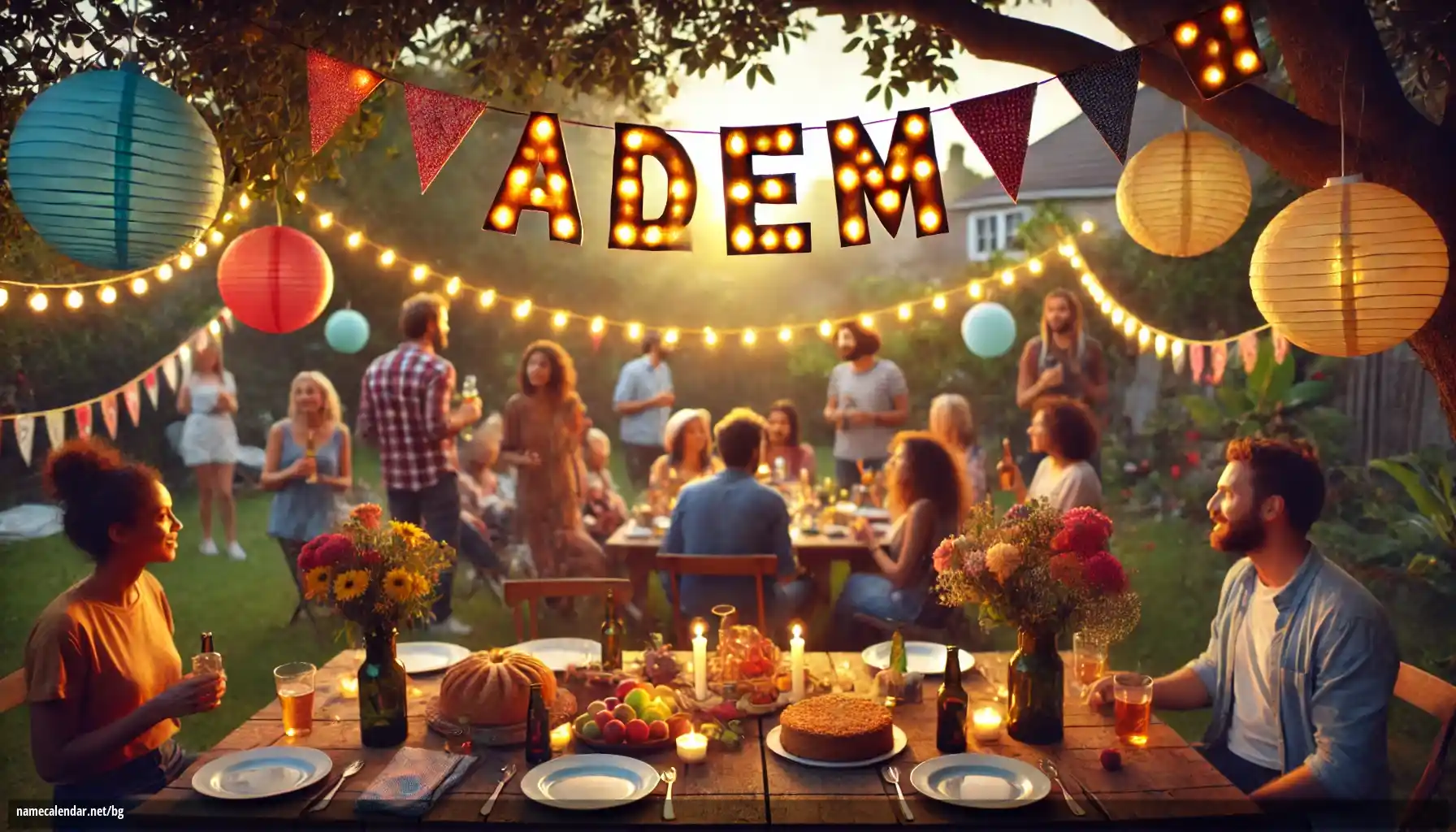 Празнуване на имен ден и име - Adem