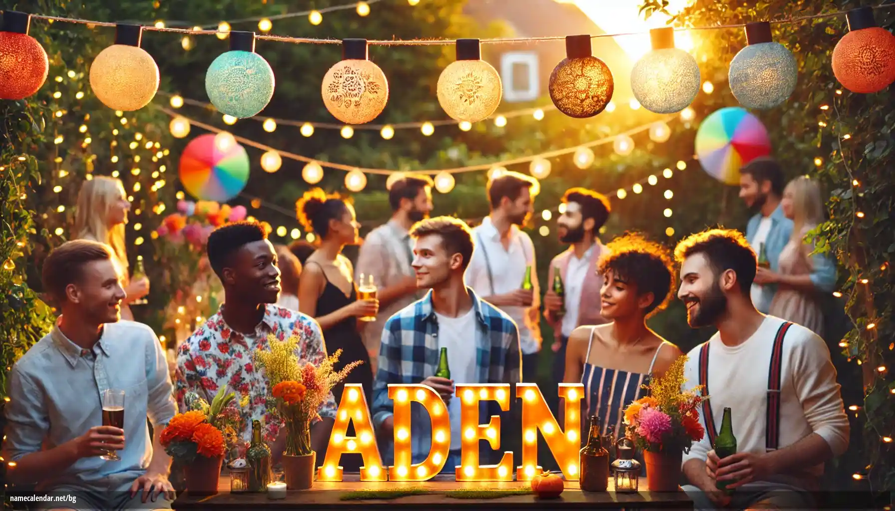 Празнуване на имен ден и име - Aden