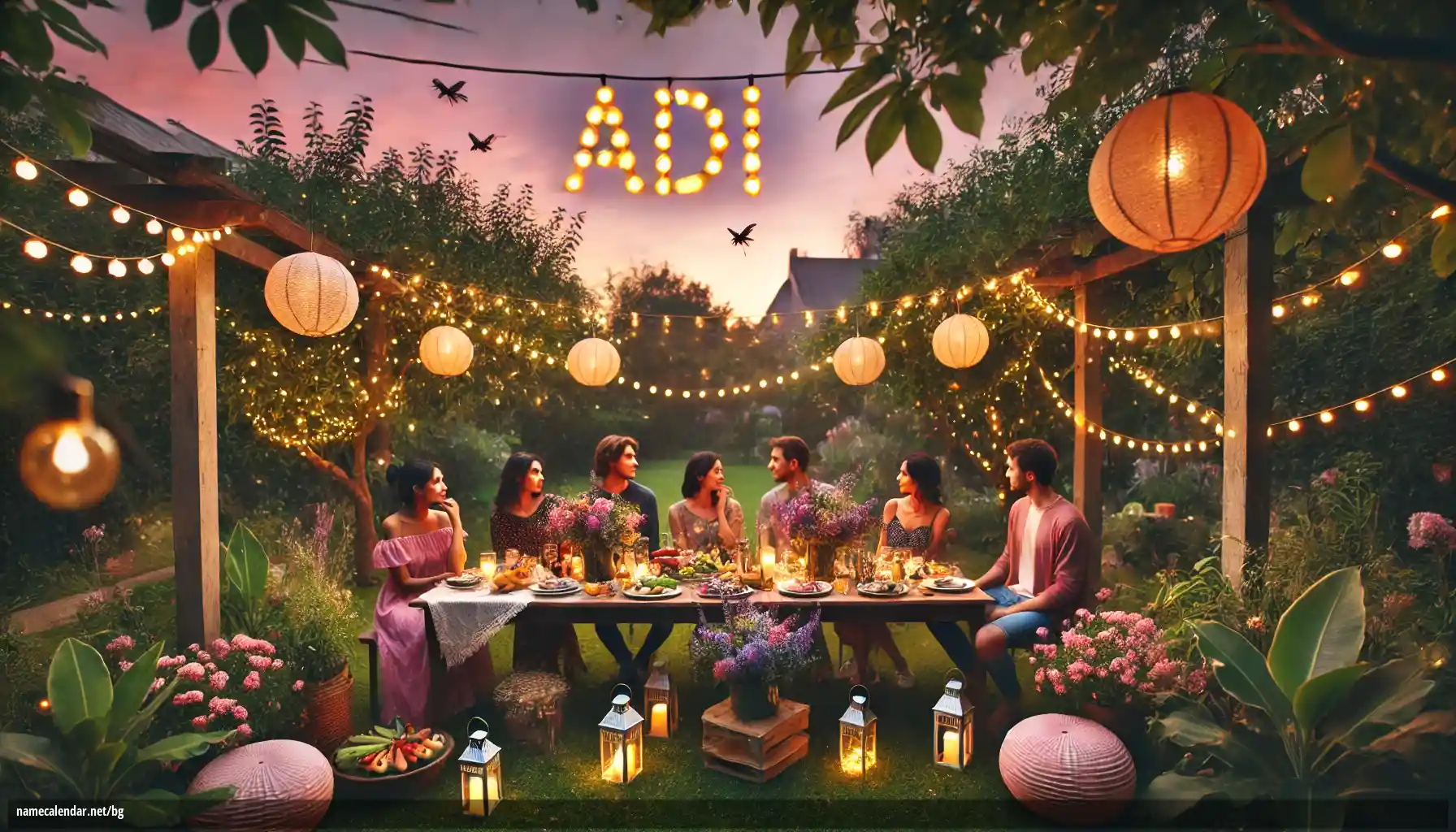 Празнуване на имен ден и име - Adi