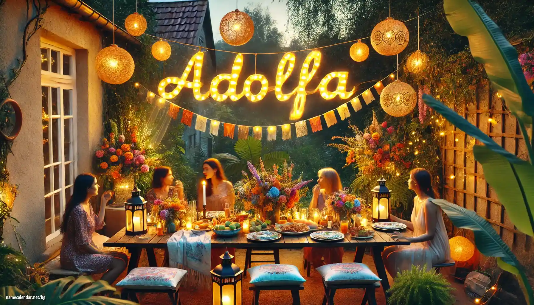 Празнуване на имен ден и име - Adolfa