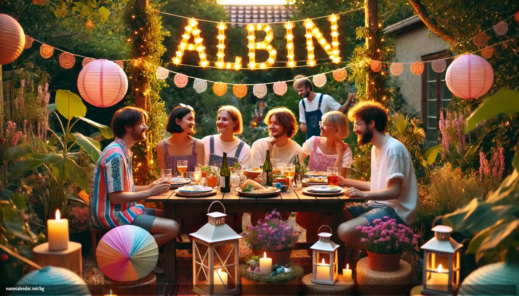 Празнуване на имен ден и име - Albin