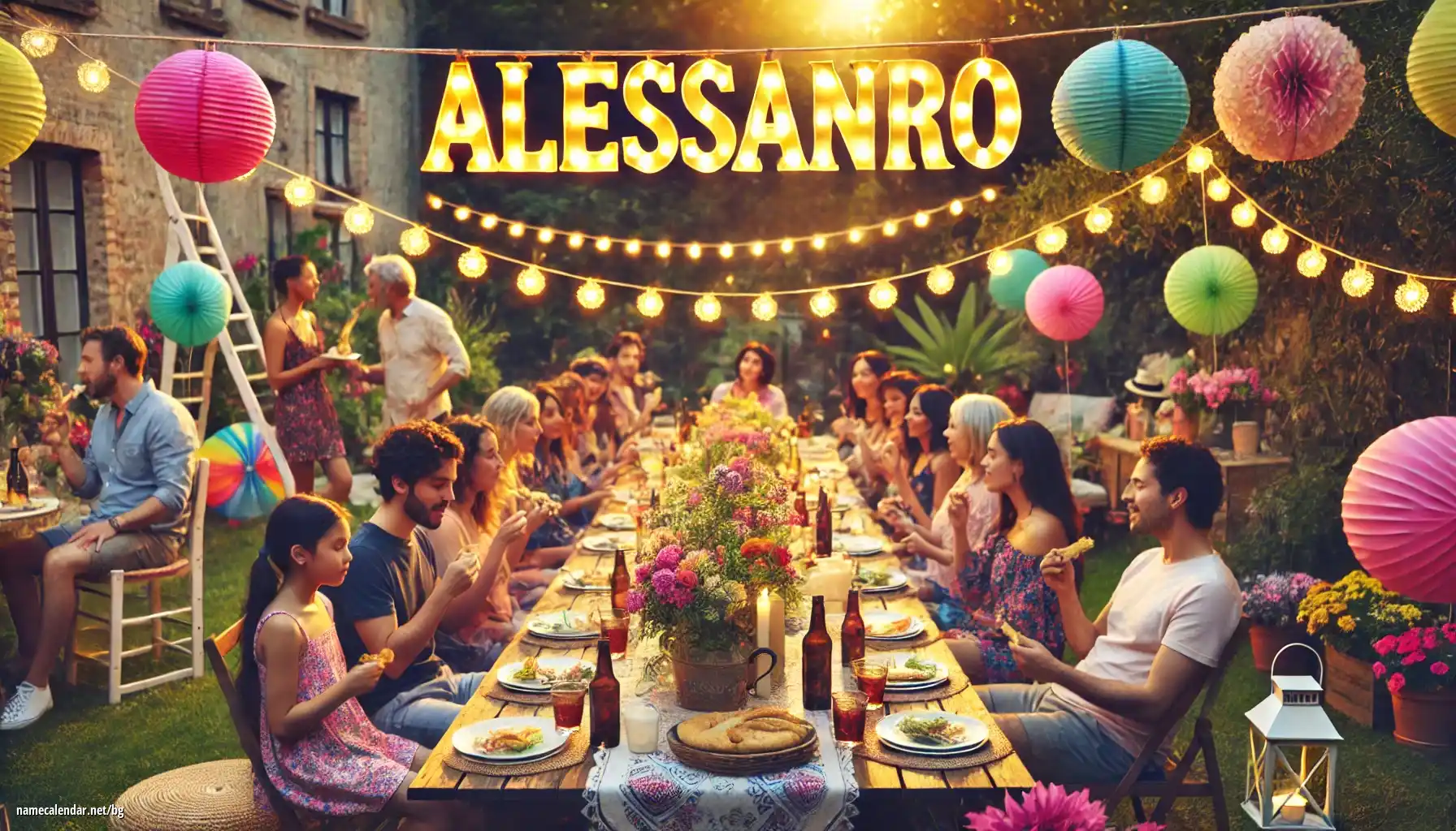 Празнуване на имен ден и име - Alessandro