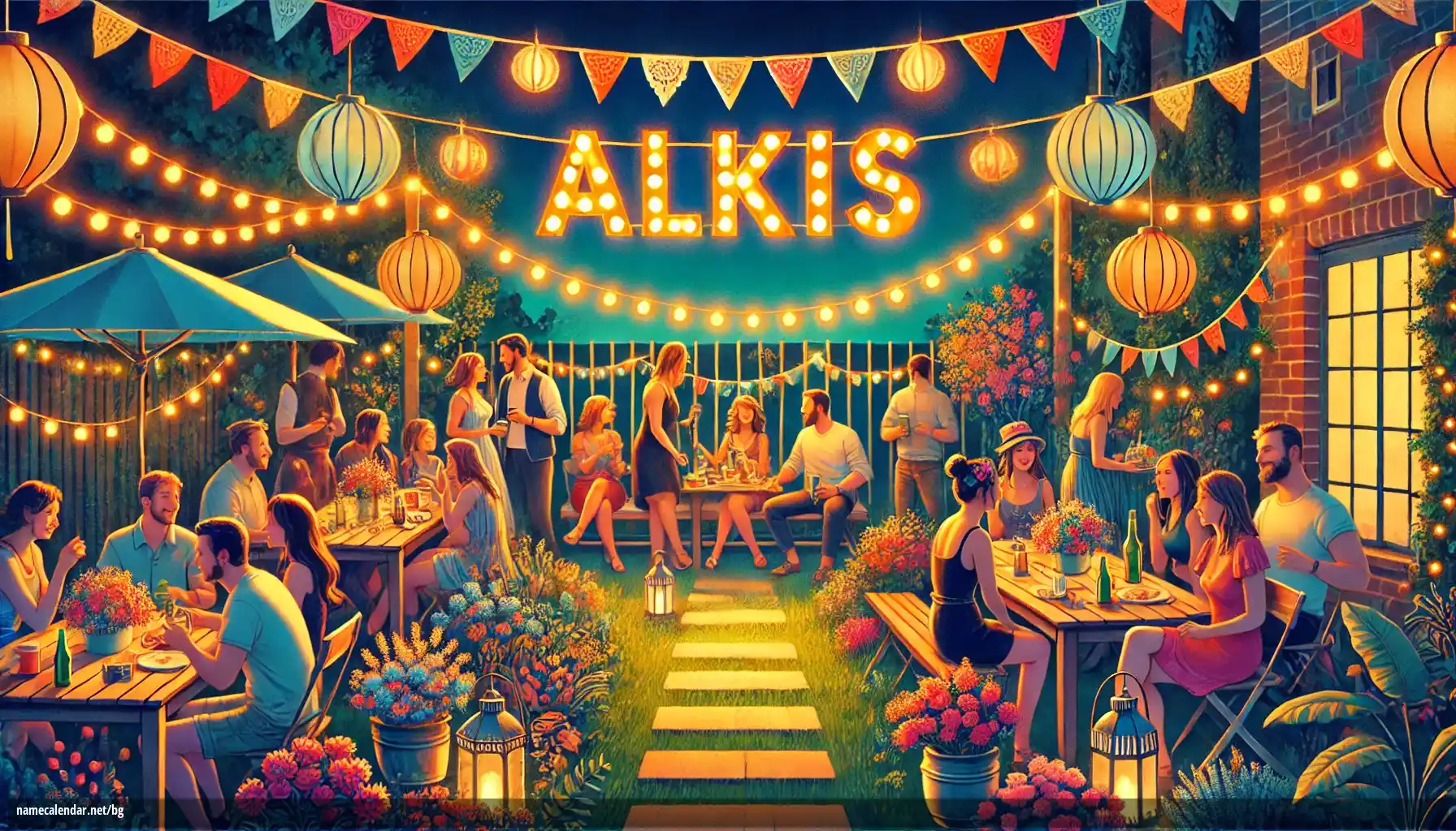 Празнуване на имен ден и име - Alkis