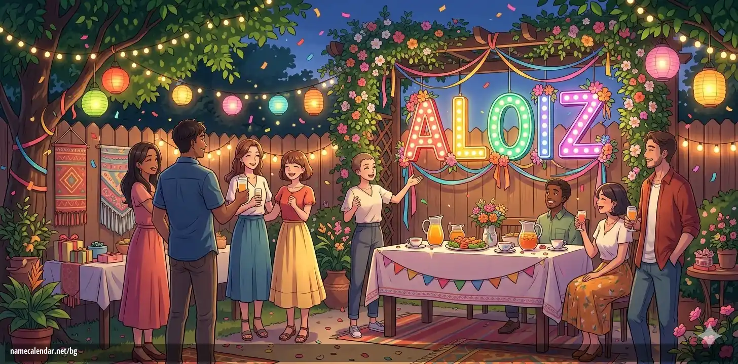 Празнуване на имен ден и име - Aloiz