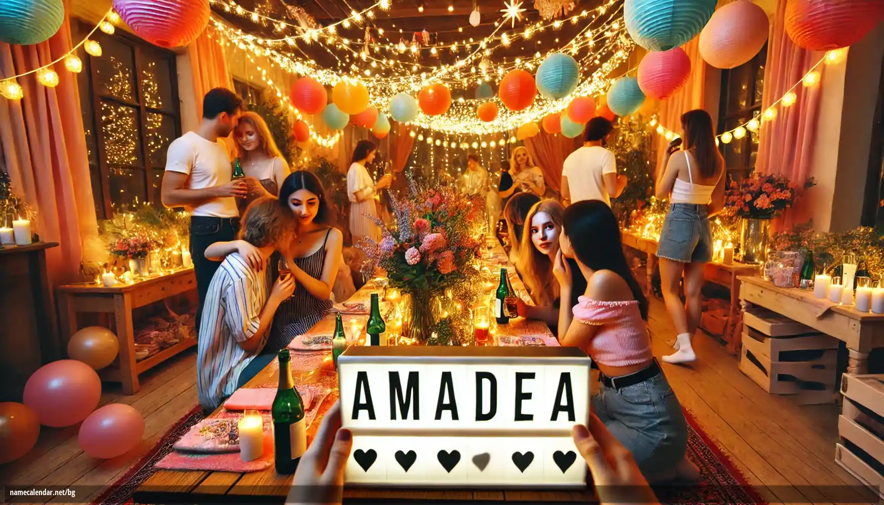 Празнуване на имен ден и име - Amadea