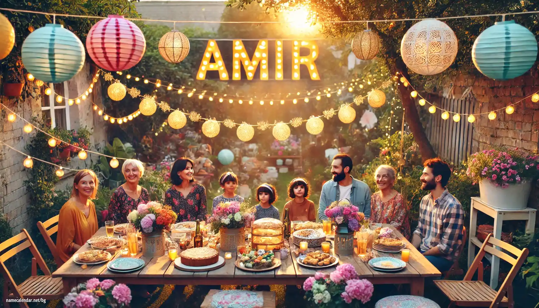 Празнуване на имен ден и име - Amir