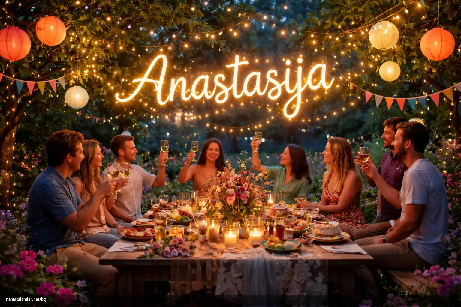 Празнуване на имен ден и име - Anastasija