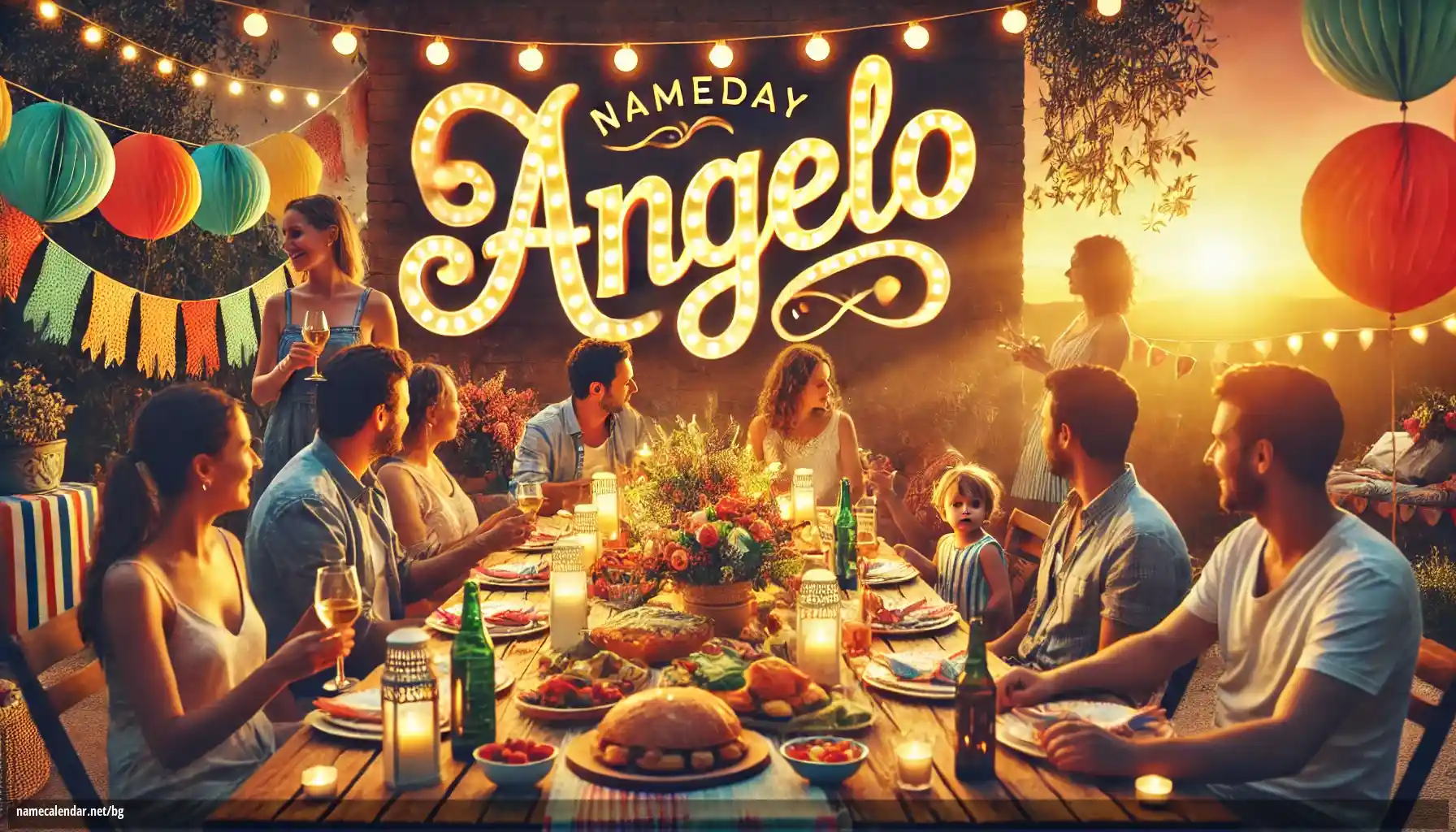 Празнуване на имен ден и име - Angelo