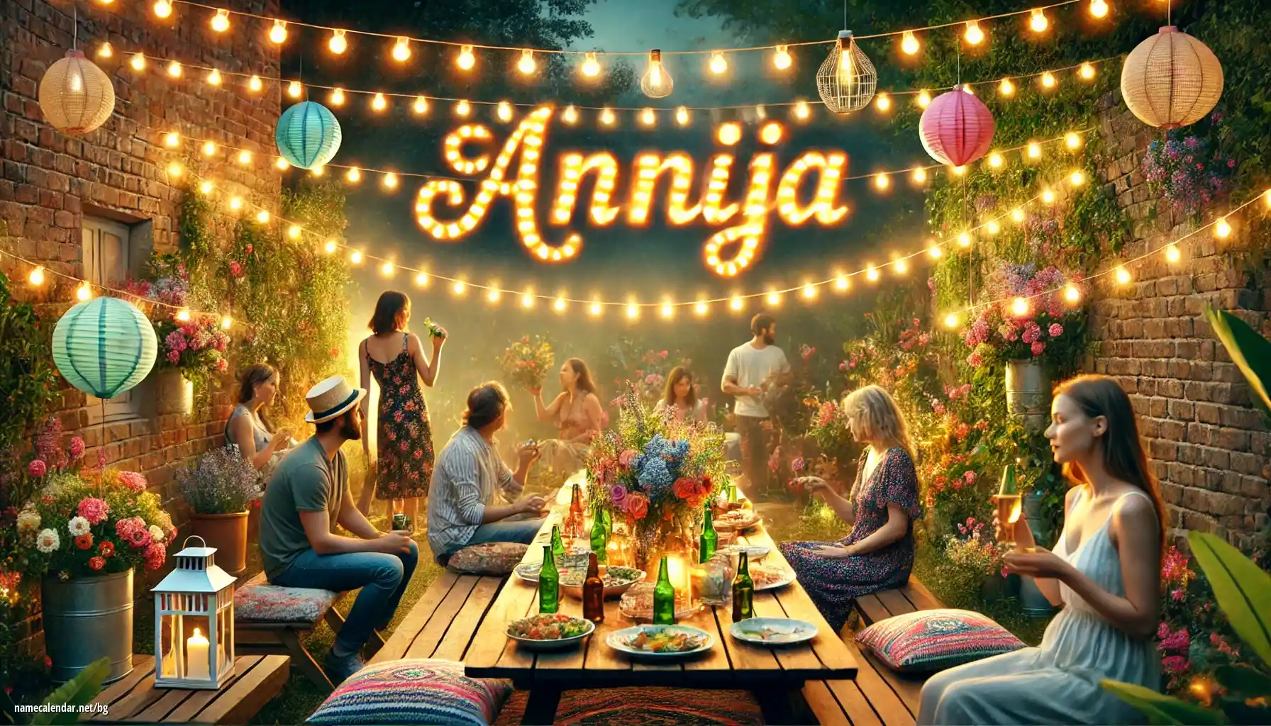 Празнуване на имен ден и име - Annija