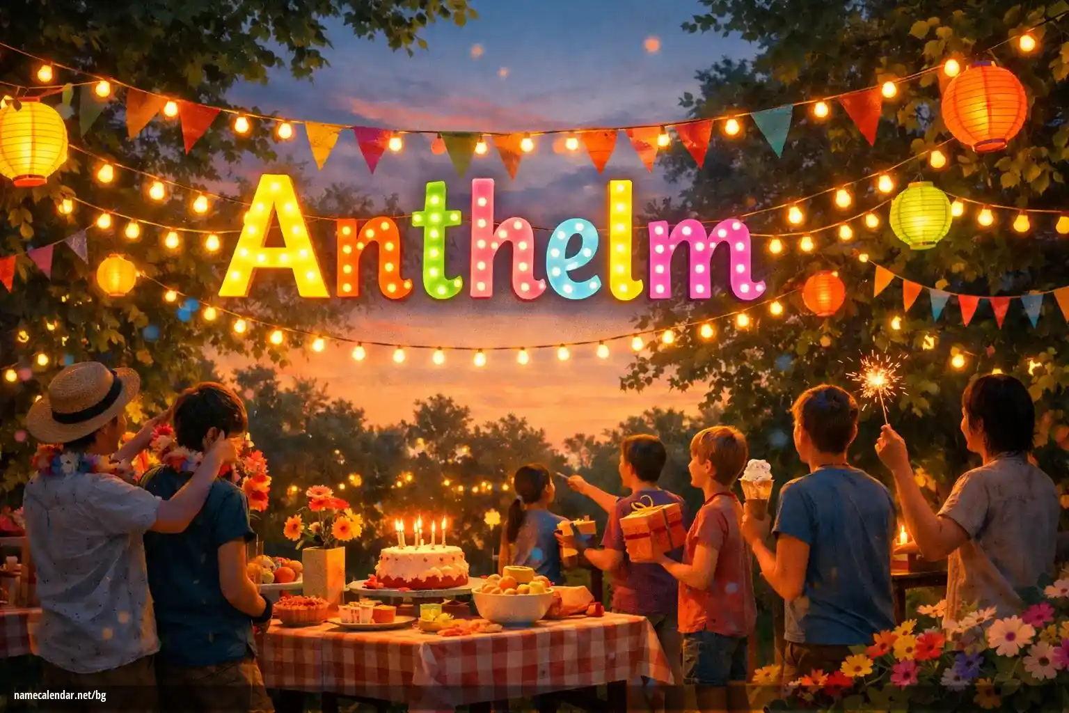 Празнуване на имен ден и име - Anthelm
