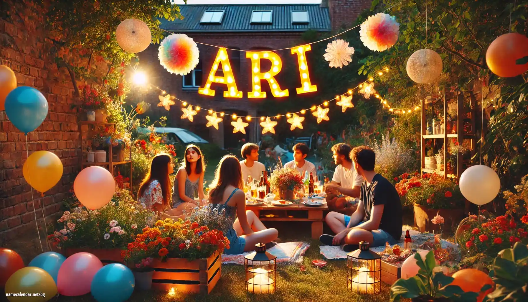 Празнуване на имен ден и име - Ari