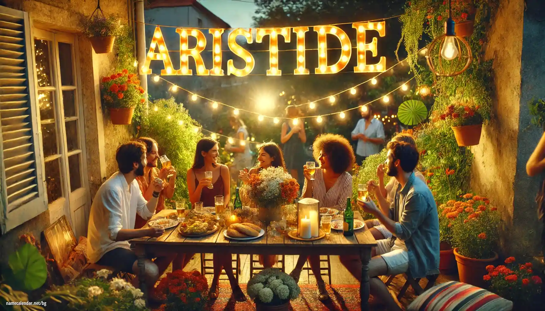 Празнуване на имен ден и име - Aristide