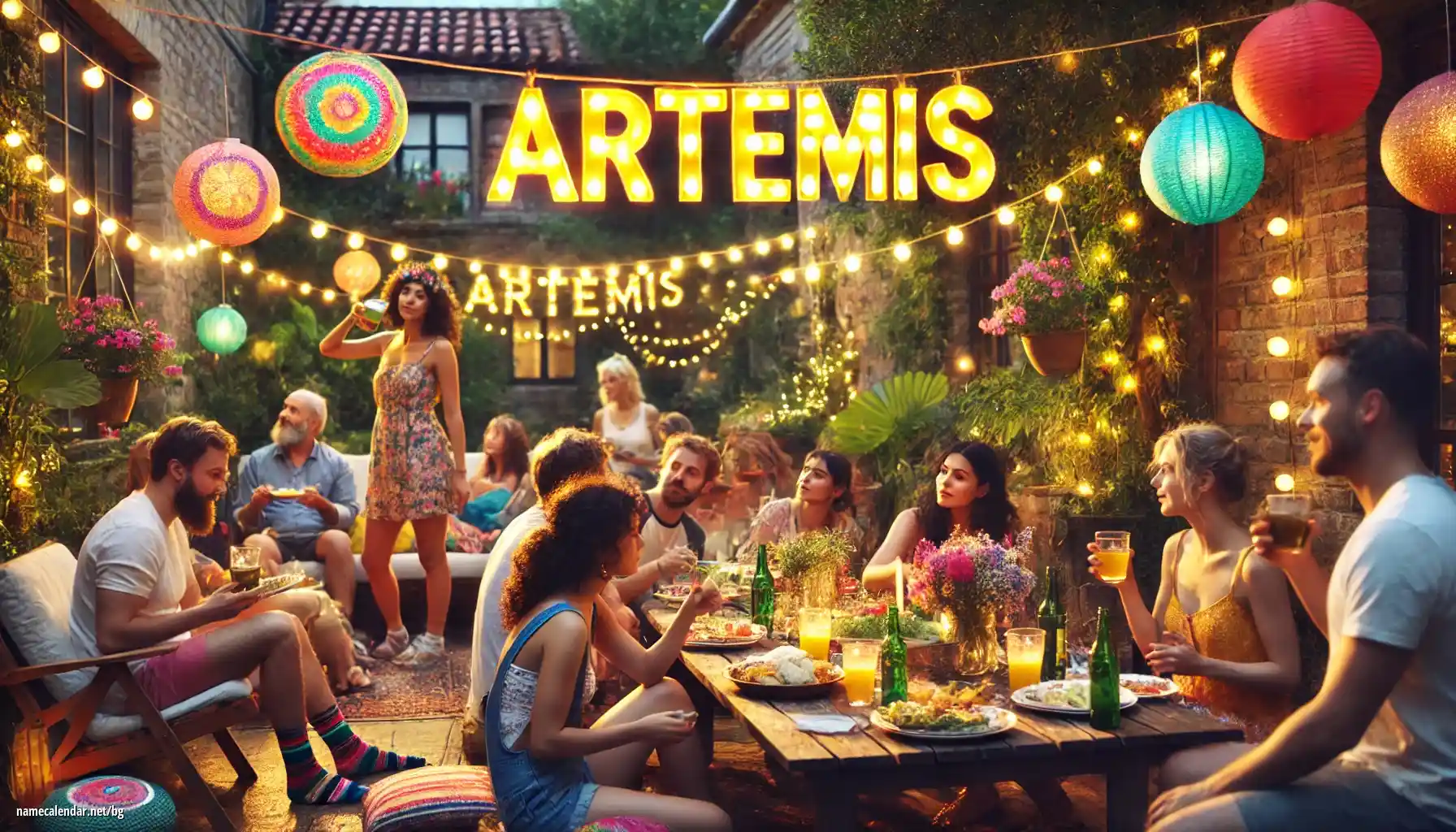 Празнуване на имен ден и име - Artemis