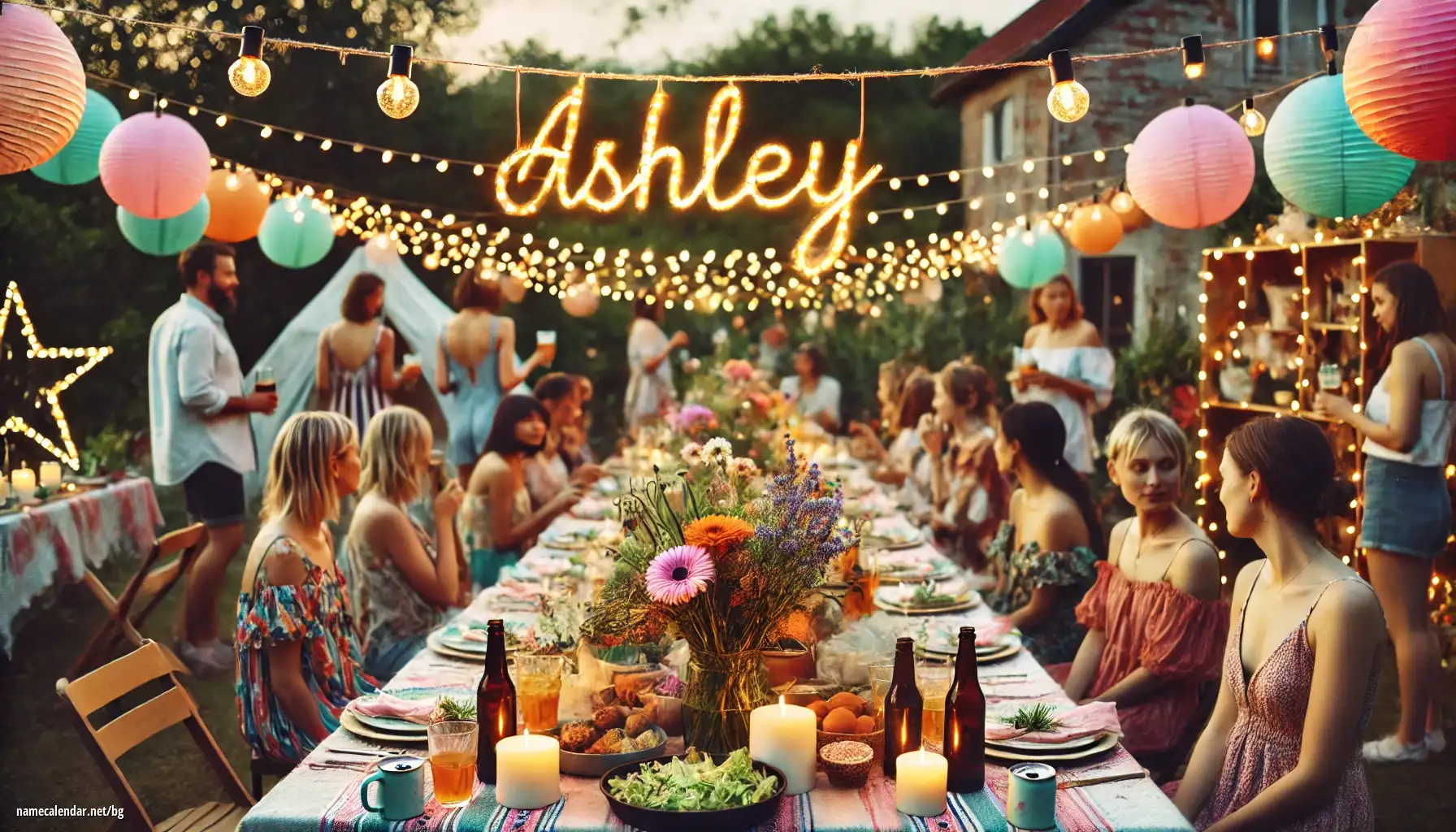 Празнуване на имен ден и име - Ashley