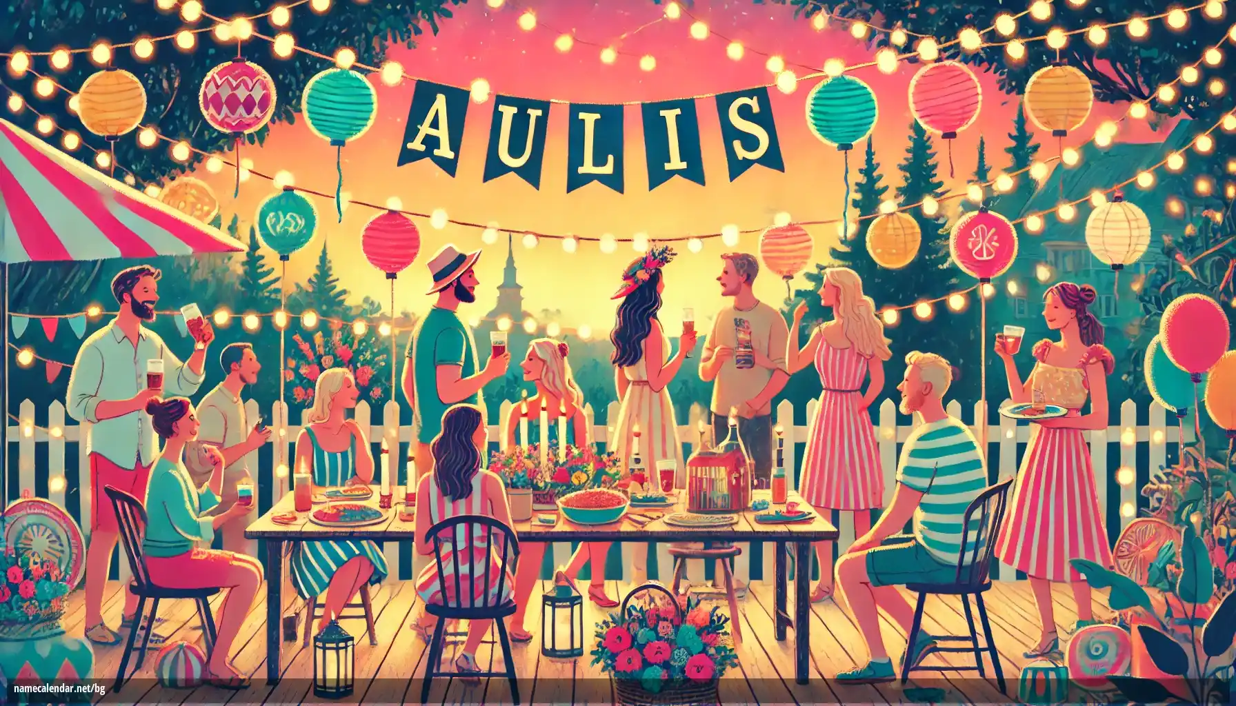 Празнуване на имен ден и име - Aulis