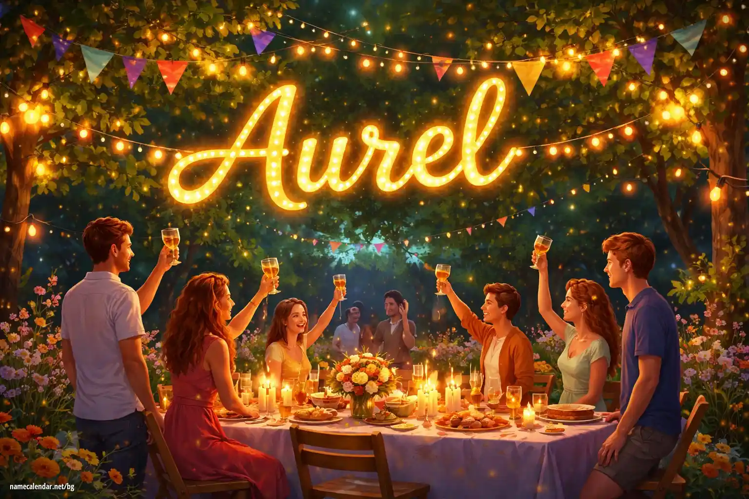 Празнуване на имен ден и име - Aurél