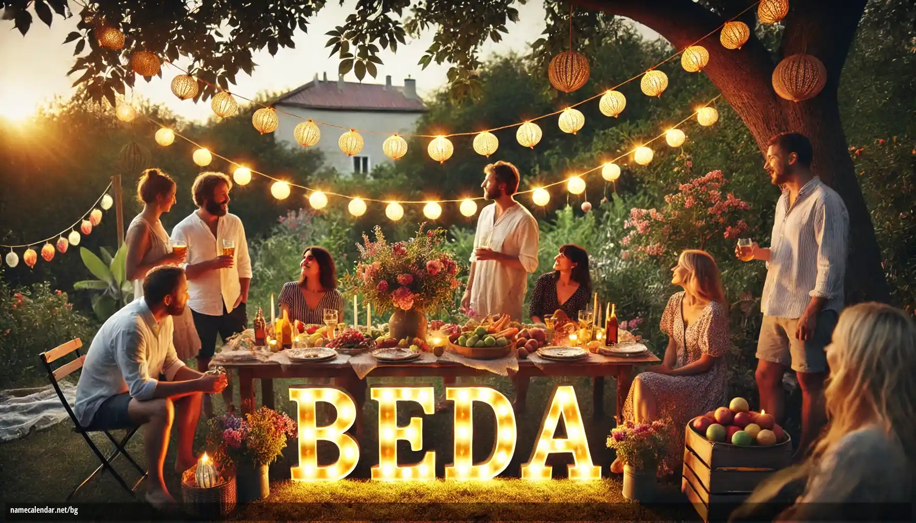 Празнуване на имен ден и име - Beda