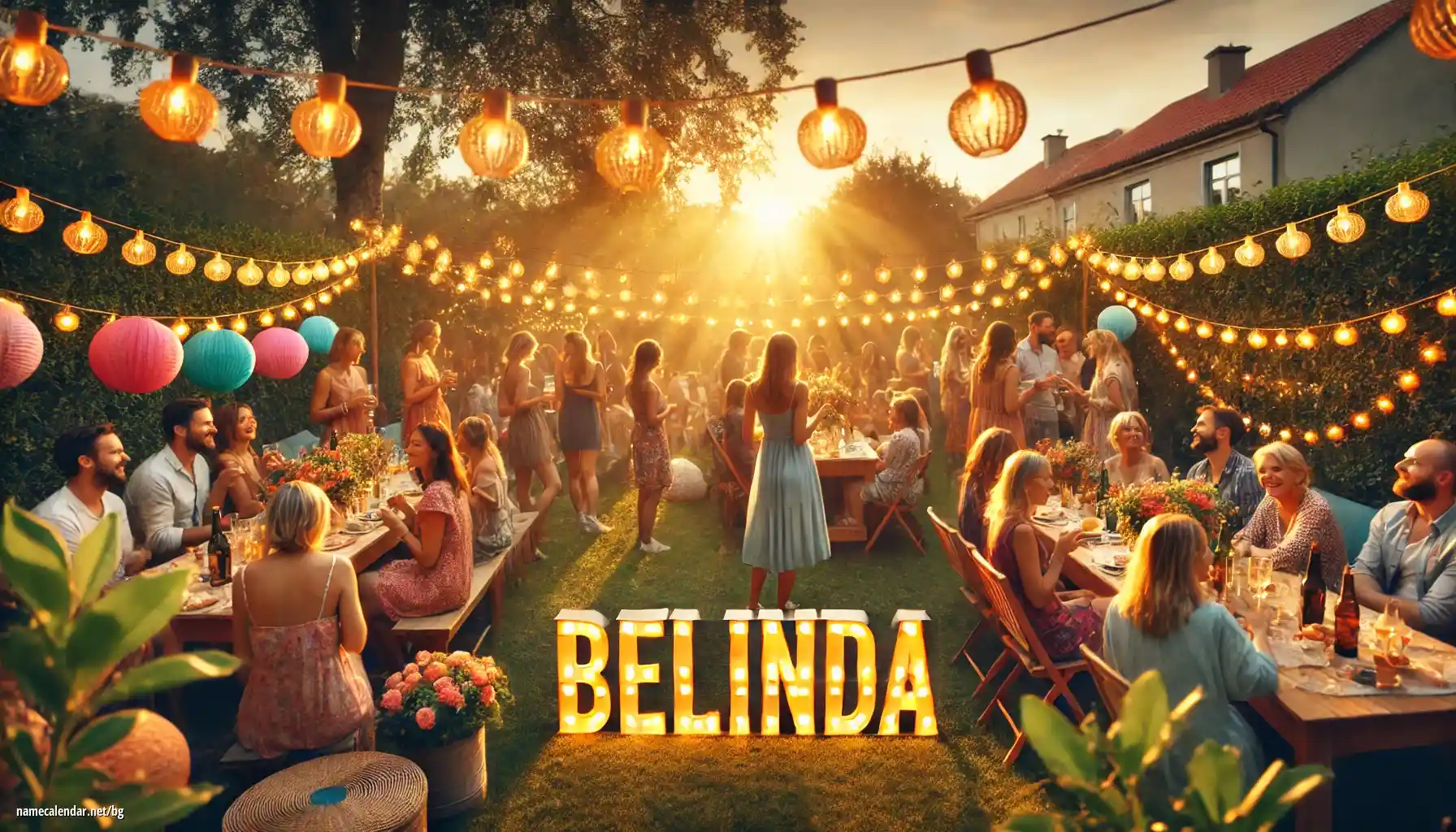 Празнуване на имен ден и име - Belinda