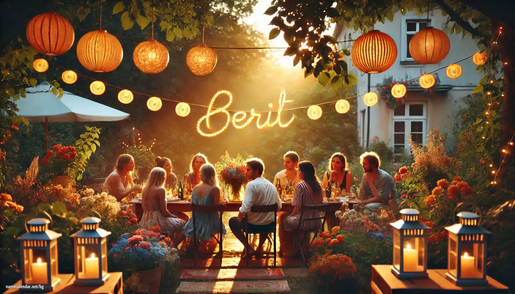 Празнуване на имен ден и име - Berit