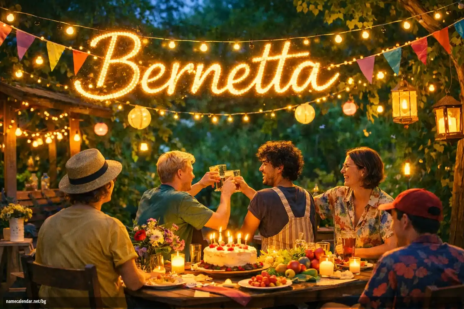 Празнуване на имен ден и име - Bernetta