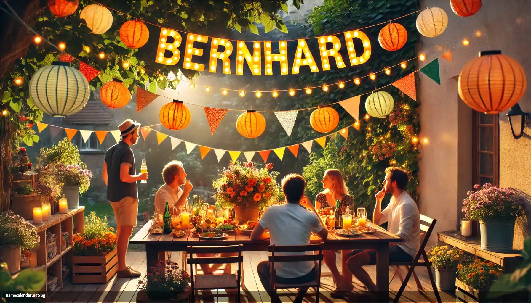 Празнуване на имен ден и име - Bernhard