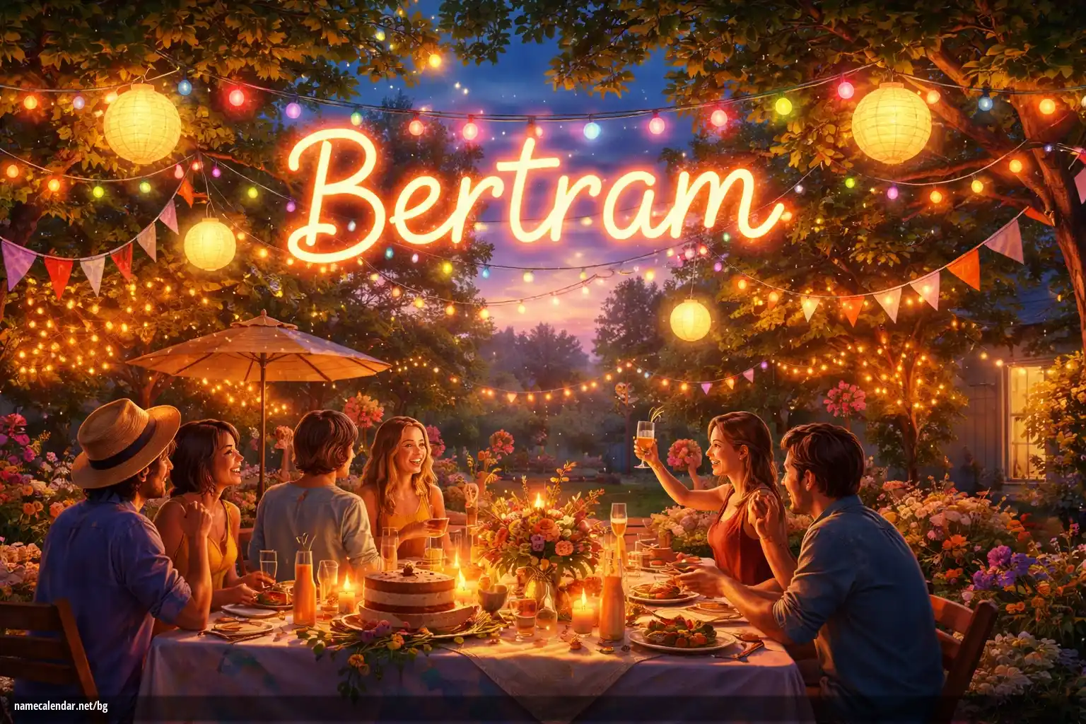 Празнуване на имен ден и име - Bertram