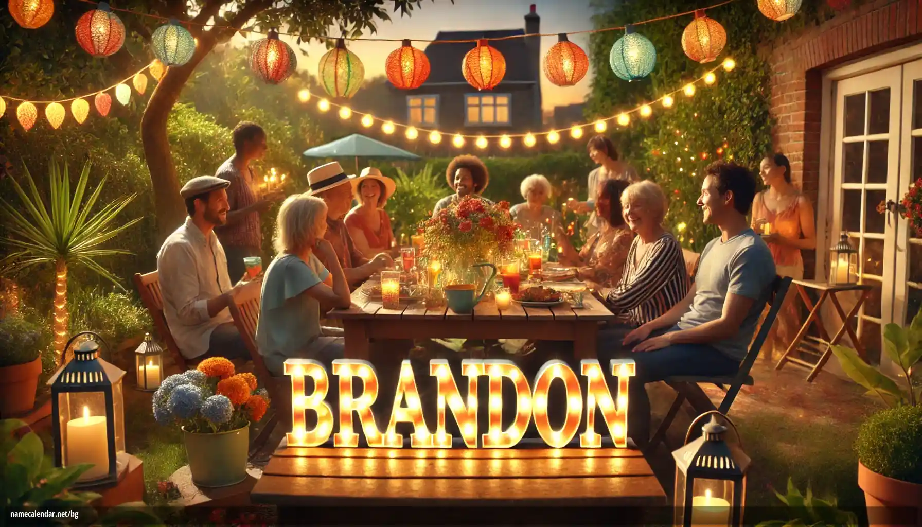 Празнуване на имен ден и име - Brandon