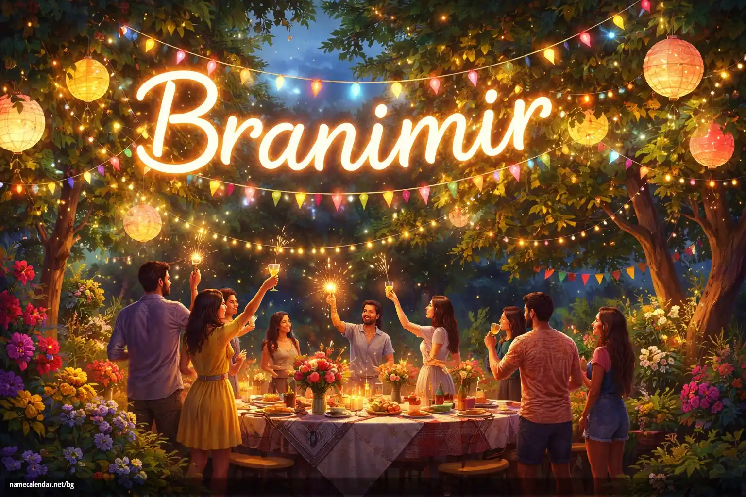 Празнуване на имен ден и име - Branimir