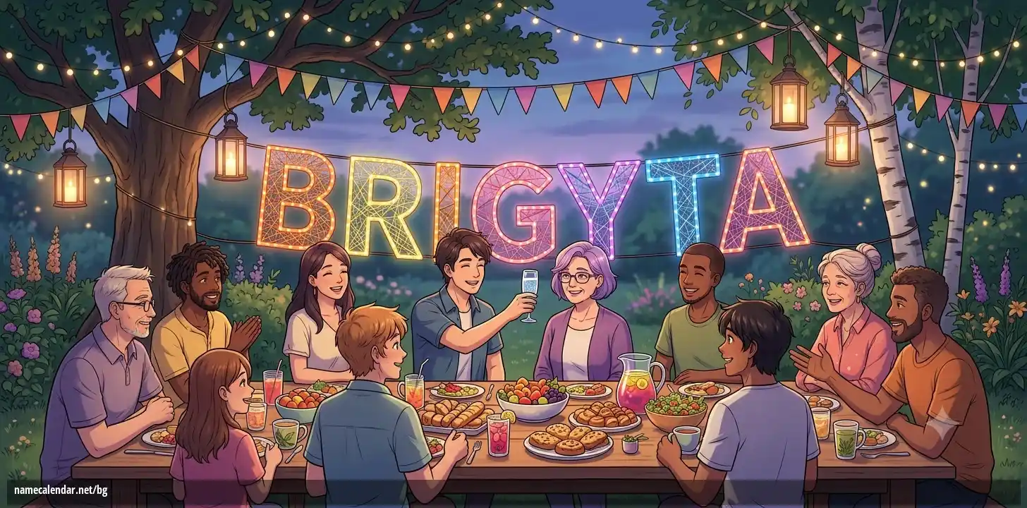 Празнуване на имен ден и име - Brigyta