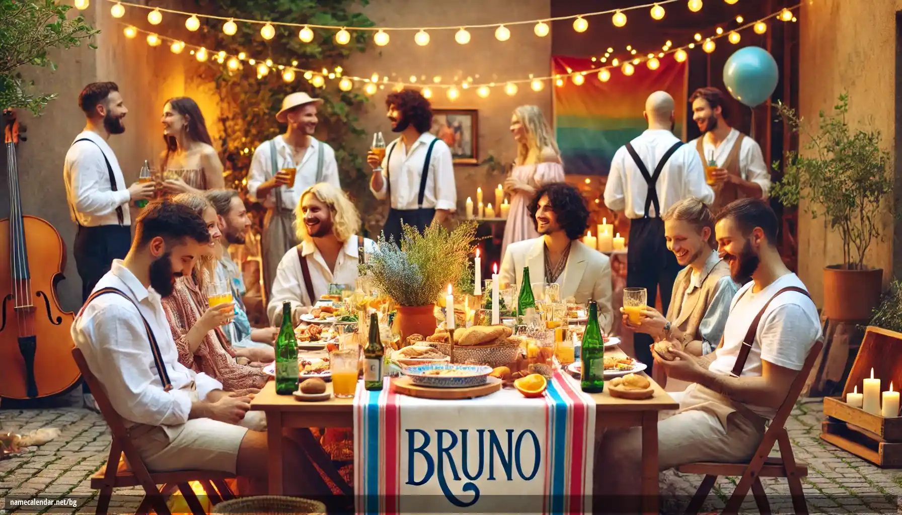 Празнуване на имен ден и име - Bruno