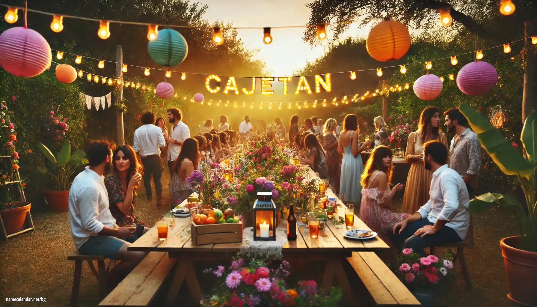 Празнуване на имен ден и име - Cajetan