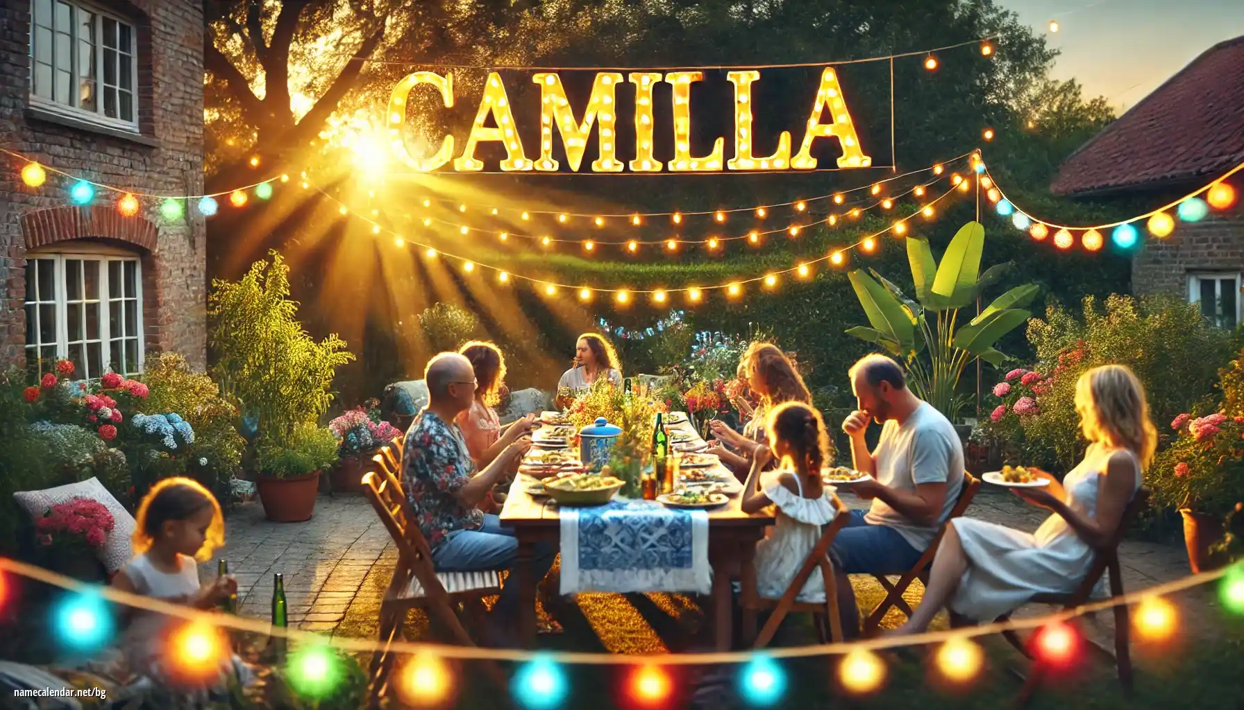 Празнуване на имен ден и име - Camilla