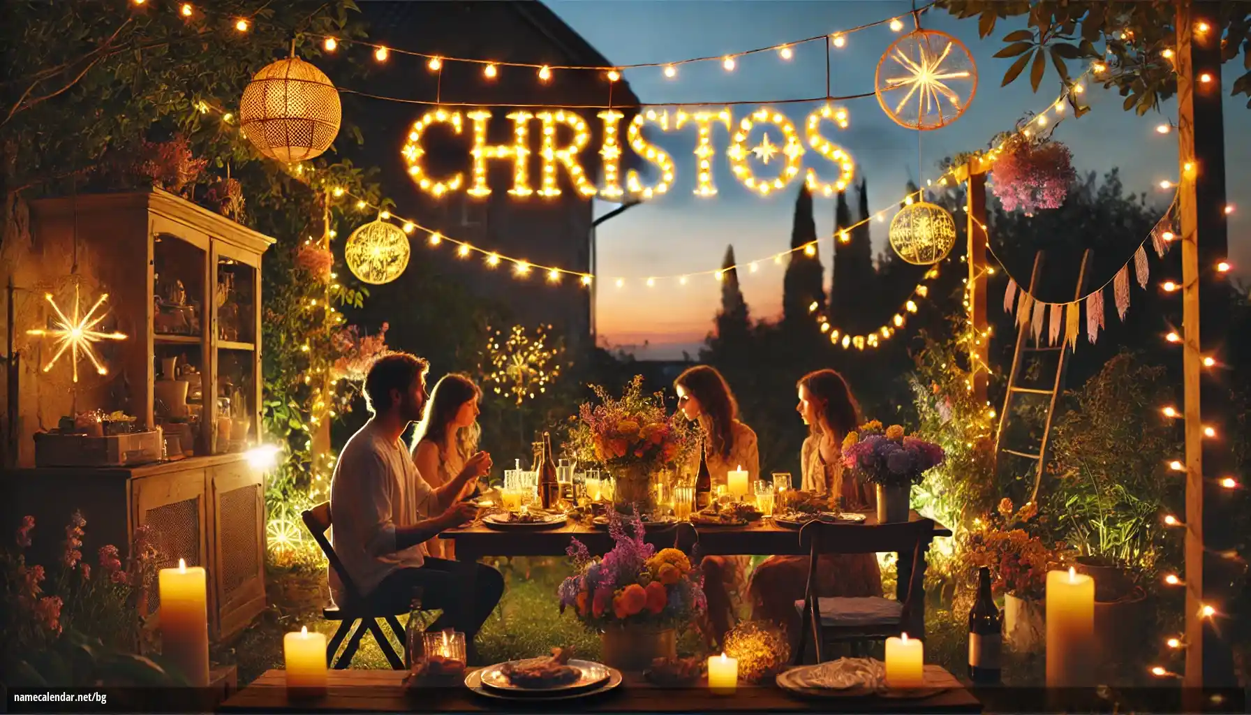 Празнуване на имен ден и име - Christos