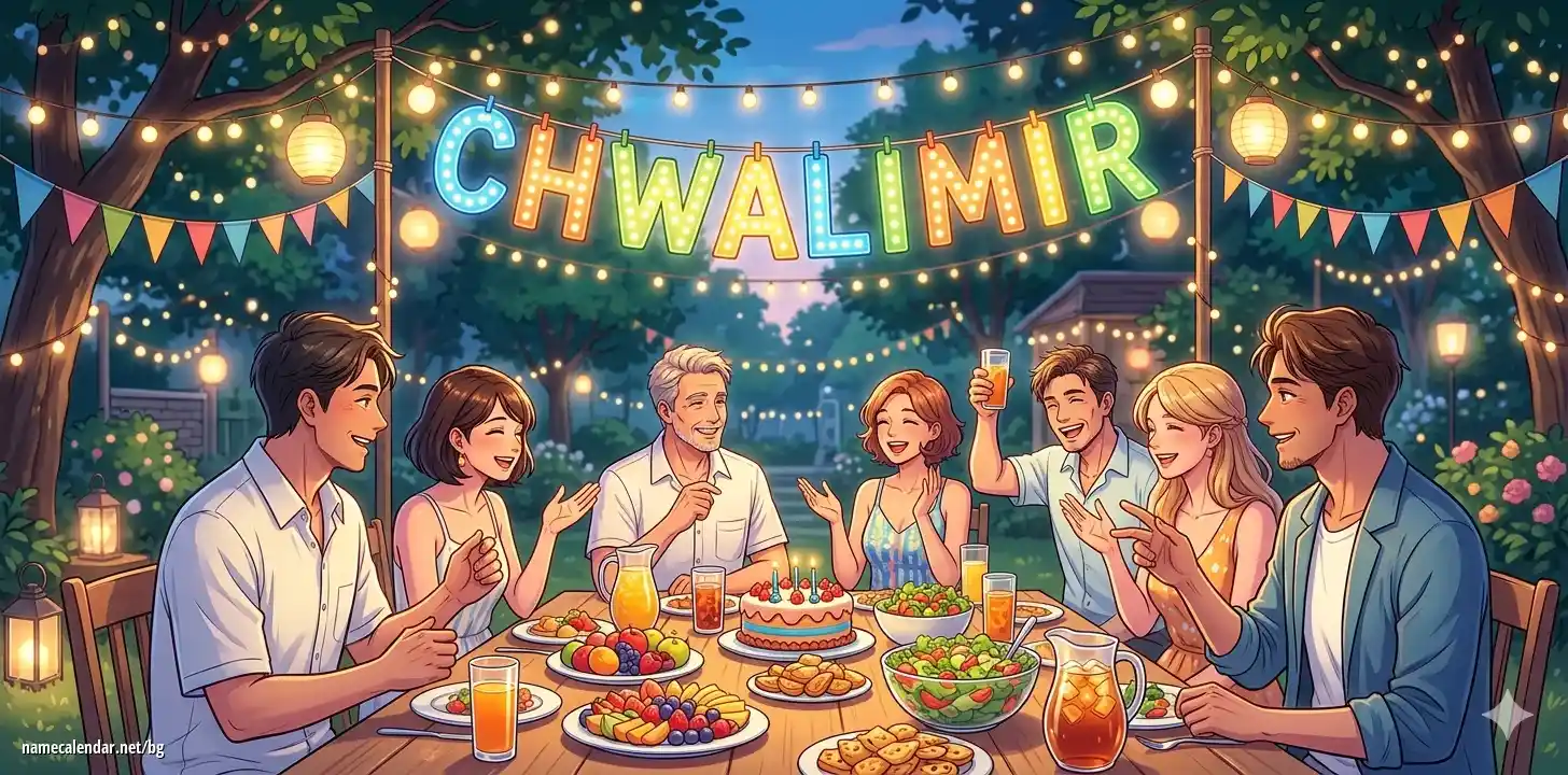 Празнуване на имен ден и име - Chwalimir