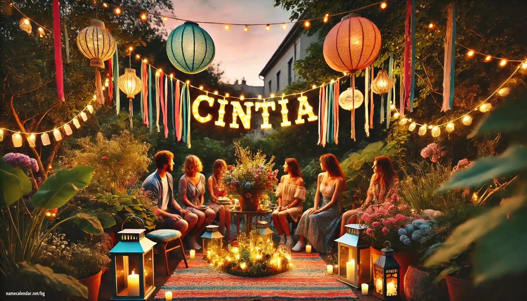 Празнуване на имен ден и име - Cintia