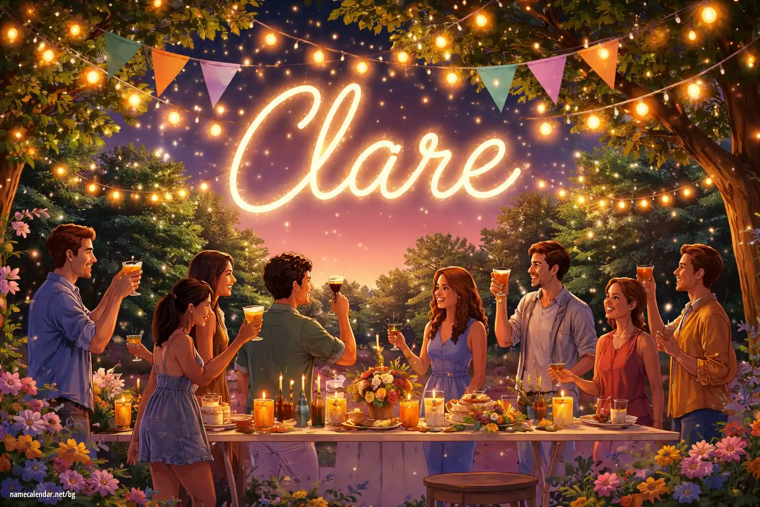 Празнуване на имен ден и име - Clare