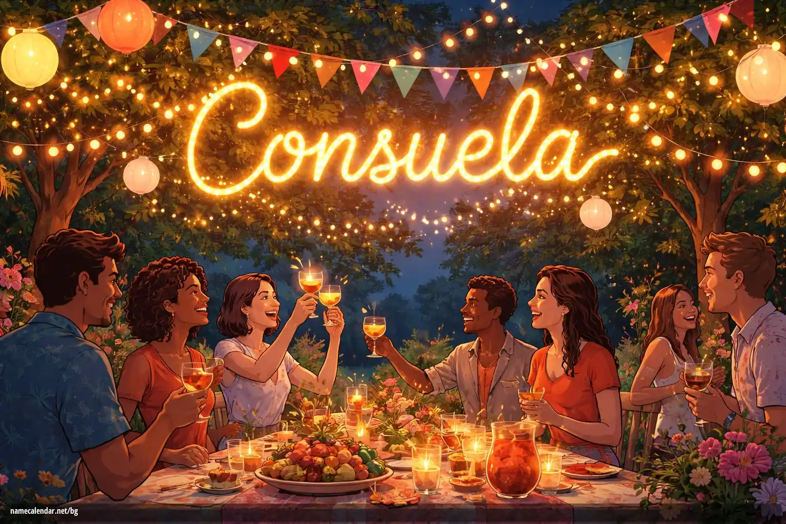 Празнуване на имен ден и име - Consuela