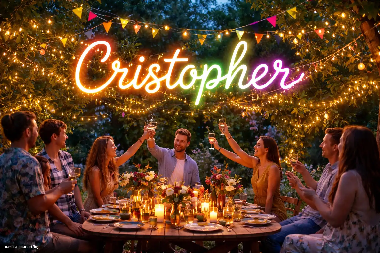 Празнуване на имен ден и име - Cristopher