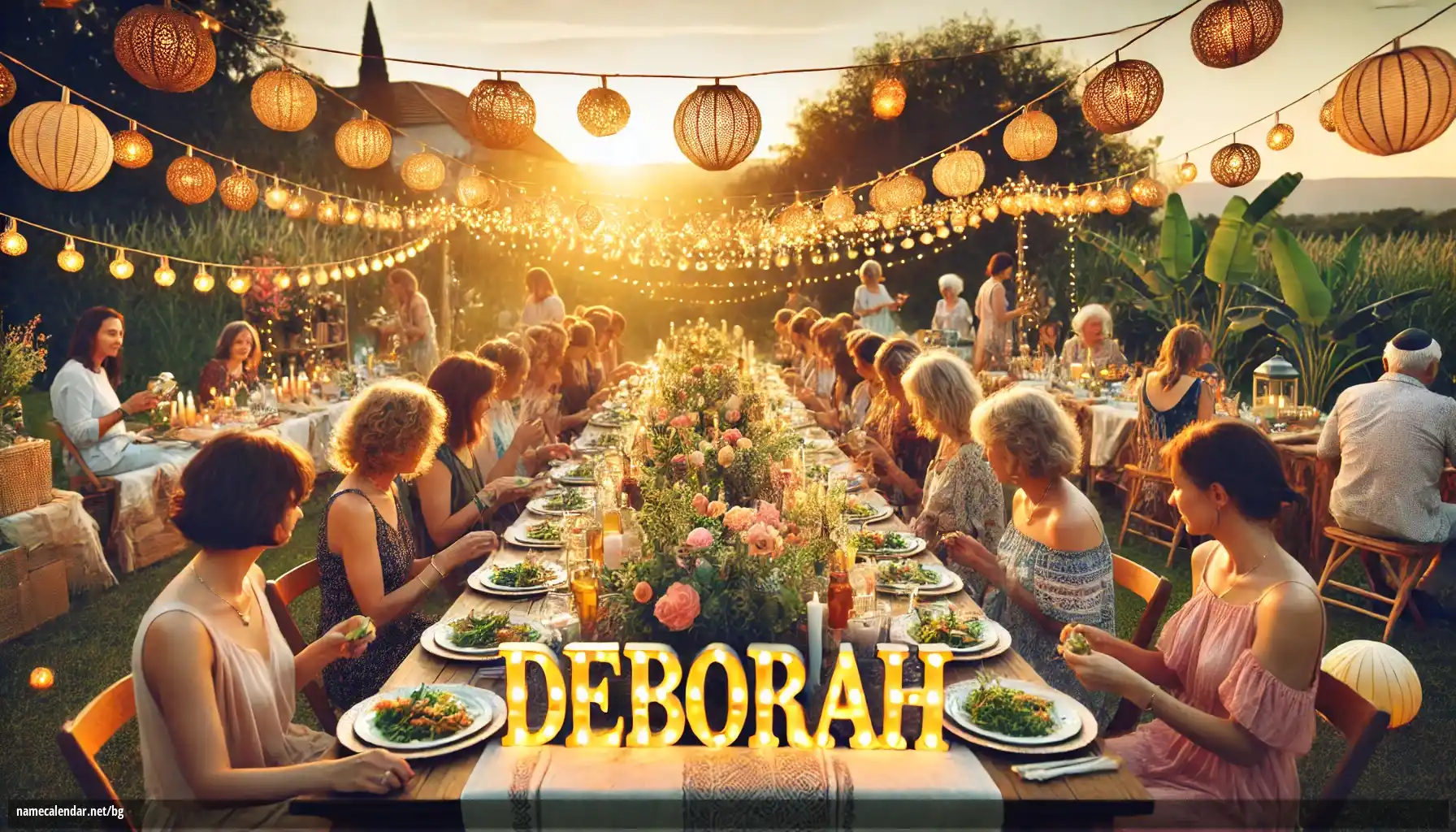 Празнуване на имен ден и име - Déborah