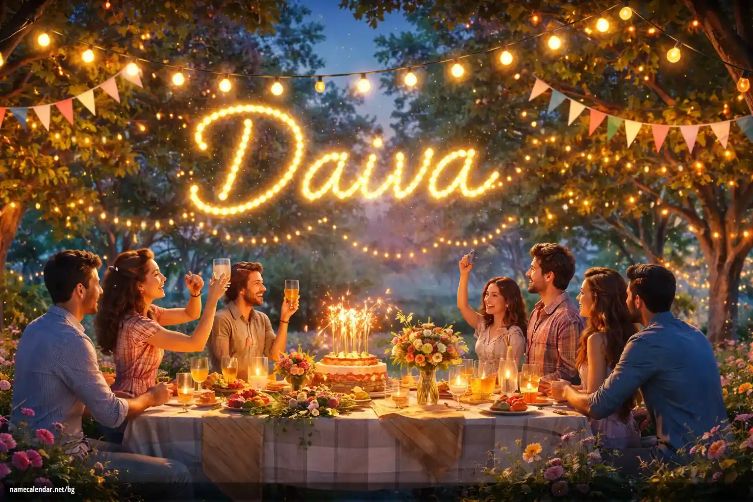 Празнуване на имен ден и име - Daiva