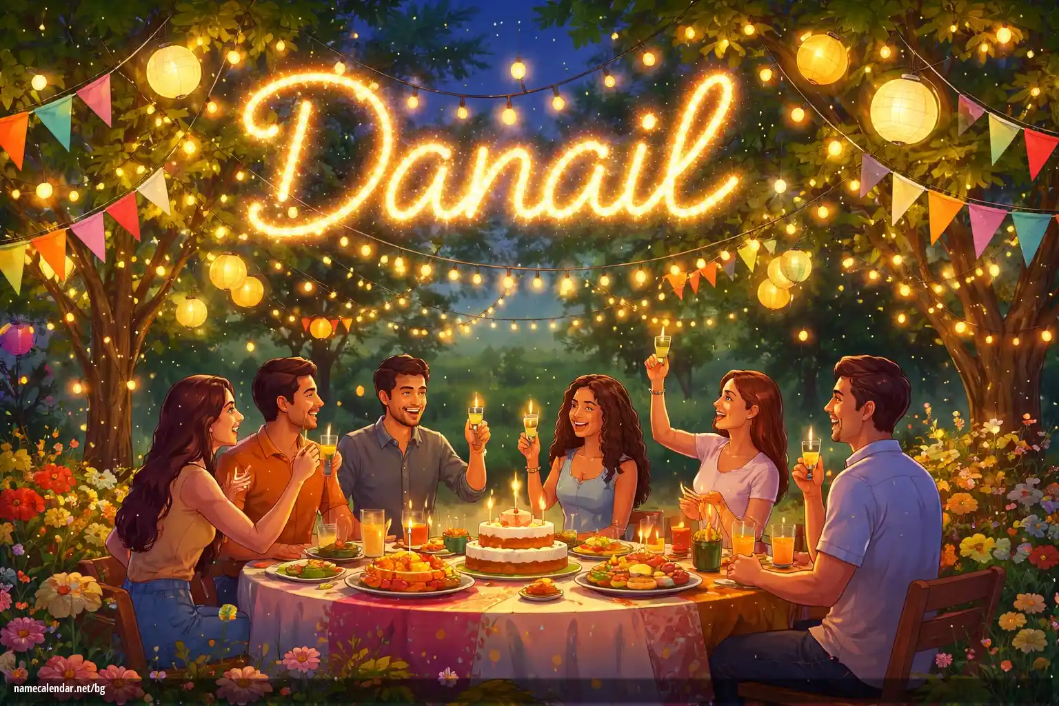 Празнуване на имен ден и име - Danail