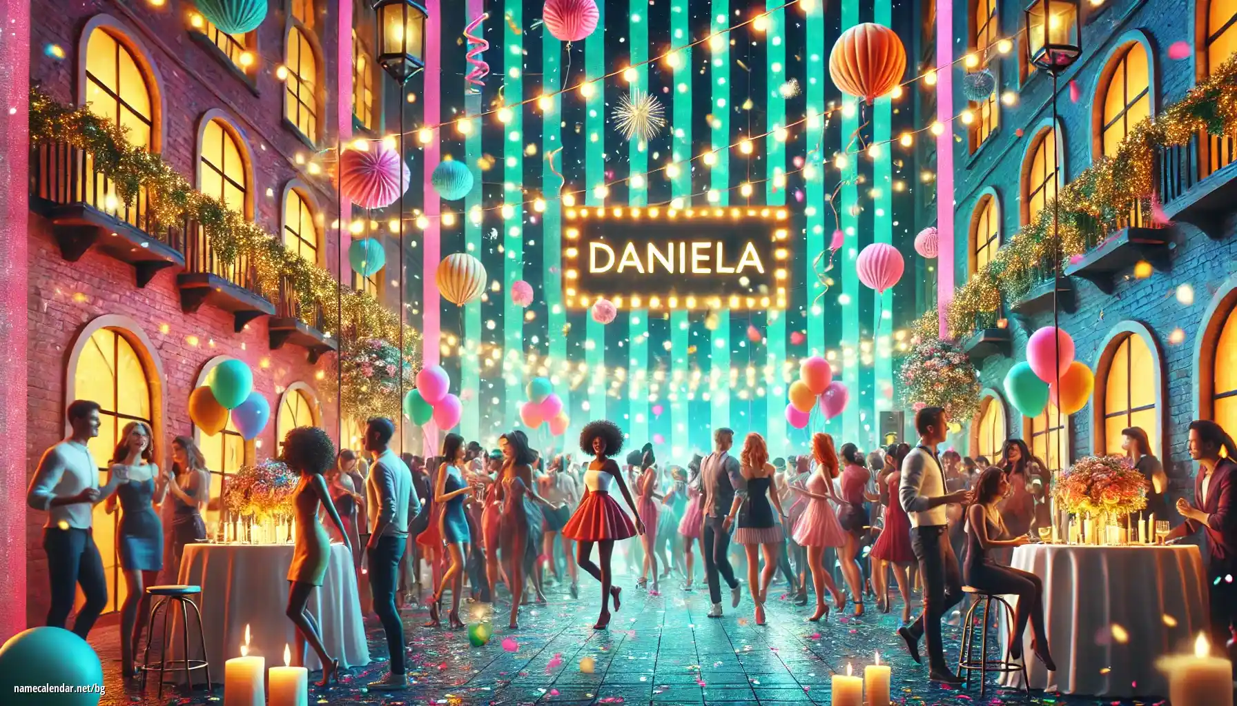 Празнуване на имен ден и име - Daniela