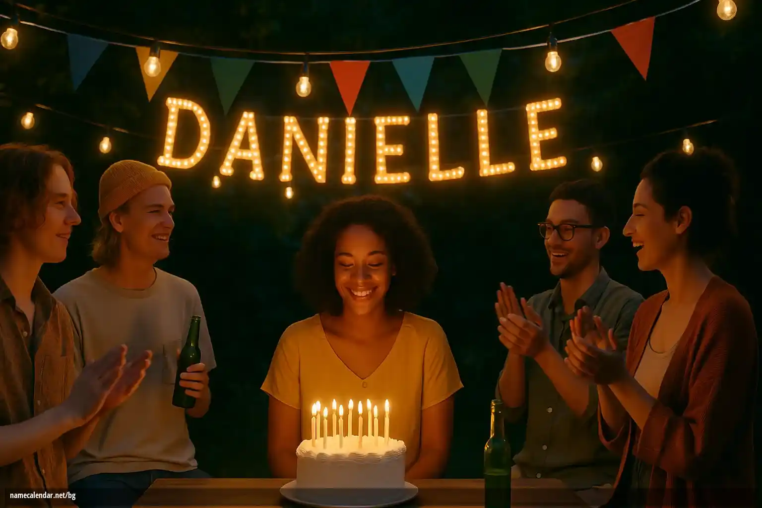 Празнуване на имен ден и име - Danielle