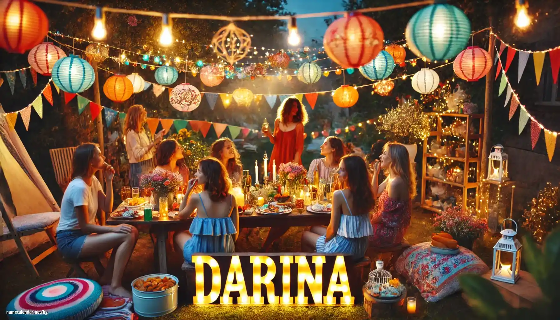 Празнуване на имен ден и име - Darina