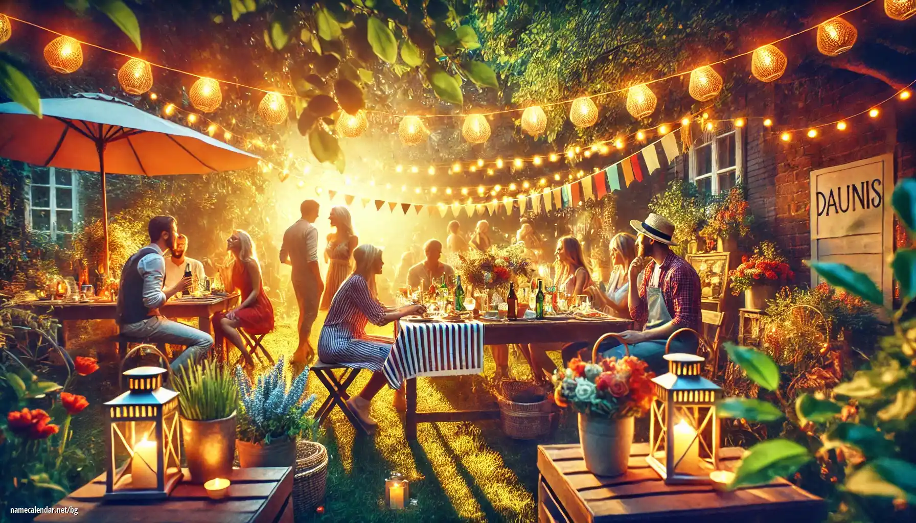 Празнуване на имен ден и име - Daunis